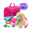 Play22usa Plush Puppy Doll Set 9 PCS - Baby Doll Accessories