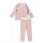 Stellou & Friends Baby Girls Baby Newborn Matching Side Snap Kimono Top and Pants Set
