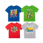 SUPER MARIO Nintendo 4 Pack Graphic T-Shirt Toddler| Child Boys