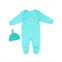 Royal Baby Collection Baby Royal Baby Organic Cotton Gloved Footed Coverall Sweet Dreams with Hat