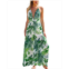 CUPSHE Womens Tropical Plunging Sleeveless Wide Leg Jumpsuit