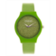 Crayo Unisex Glitter Green Leatherette Strap Watch 36mm