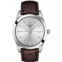 Tissot Mens Swiss Gentleman Brown Leather Strap Watch 40mm