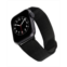 WITHit Black Stainless Steel Mesh Band Compatible with 42/44/45/Ultra/Ultra 2 Apple Watch