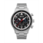 AVI-8 Mens Hawker Hurricane Carey Dual Time Rangoon Silver-Tone Solid Stainless Steel Bracelet Watch 43mm