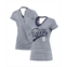 Touch Womens Navy Detroit Tigers Hail Mary V-Neck Back Wrap T-shirt