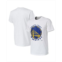 NBA Exclusive Collection Mens NBA x Naturel White Golden State Warriors No Caller ID T-shirt