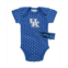 Two Feet Ahead Girls Newborn and Infant Royal Kentucky Wildcats Hearts Bodysuit and Headband Set