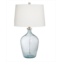 Pacific Coast Clear Blue Bubble Glass Table Lamp