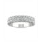 Charles & Colvard Moissanite Two Row Band 1 ct. t.w. Diamond Equivalent in 14k White Gold