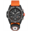 Luminox Mens Swiss Chronograph Bear Grylls Survival Master Series Compass Orange Rubber Strap Watch 45mm