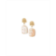 VUE by SEK Dome + Peachy Pearl Earrings