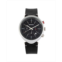 Breed Men Tempest Leather Watch - Black 43mm