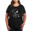 Hybrid Apparel Trendy Plus Size Snoopy Graphic T-shirt