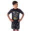 Monster Jam Boys Skull Throttle Monster Truck T-Shirt And Shorts 2 Piece Pajama Set