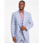 Tayion Collection Mens Classic Fit Striped Suit Jacket