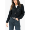 Paneros Clothing Womens Cotton Diana Pointelle Cardigan in Black
