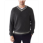 Frank And Oak Mens Relaxed Fit V-Neck Long Sleeve Sweater