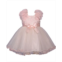 Bonnie Baby Baby Girls Sleeveless Sparkle Embroidery to Mesh Ballerina Dress