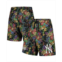 PLEASURES Mens Black New York Yankees Floral Shorts