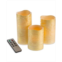 Trademark Global 4-Pc. Distressed Flameless LED Candles & Remote Control Set