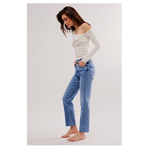 FreePeople MOTHER Tomcat Ankle Fray Jeans