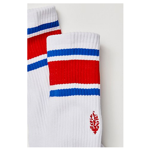 FreePeople Movement Logo Stripe Tube Socks