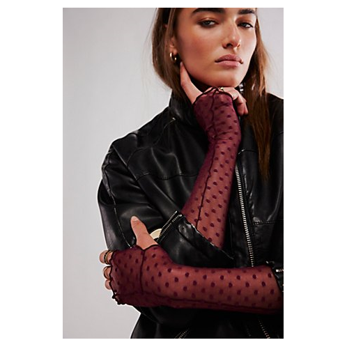 FreePeople Coucou Lola Swiss Dot Gloves