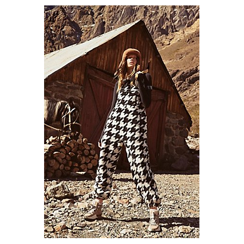 FreePeople Hit The Slopes Printed Salopette
