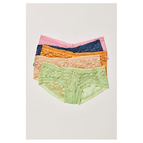 FreePeople Daisy Lace Low-Rise Hipster 5-Pack Undies