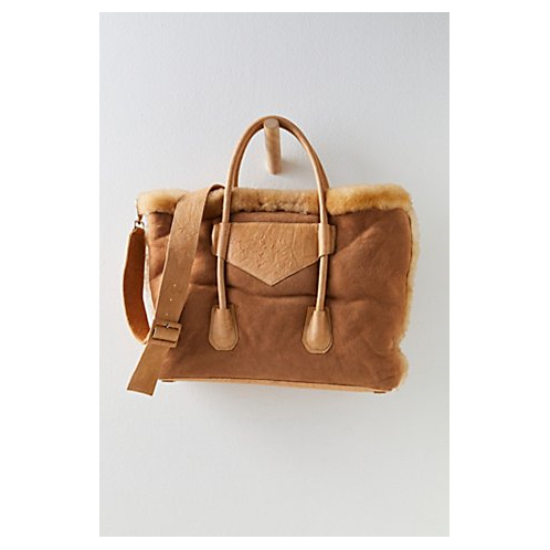 FreePeople Sezar Shearling Tote