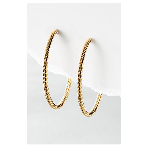 FreePeople 14k Gold Plated Omega Hoops