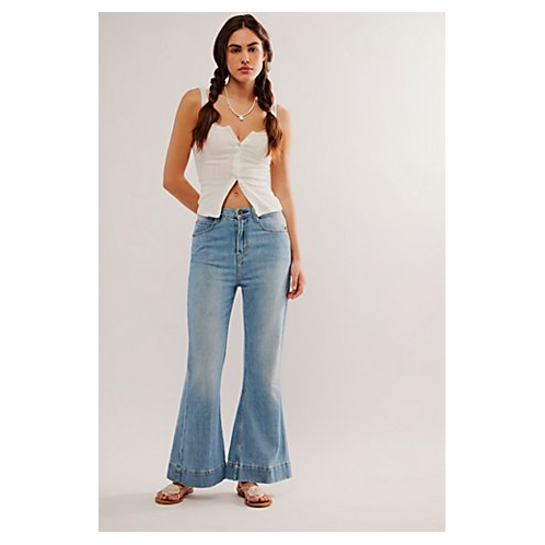 FreePeople FRAME The Extreme Flare Ankle Jeans