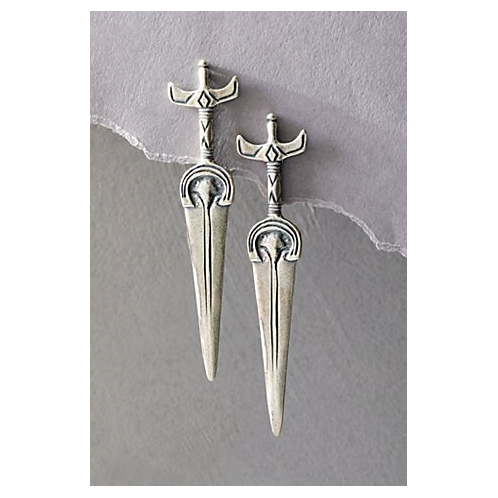 FreePeople Alkemie Sterling Silver Sword Earrings