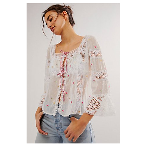 FreePeople Anna Sui Arcadia Blossom Lace Top