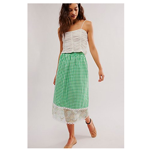 FreePeople Anna Sui Gingham Skirt