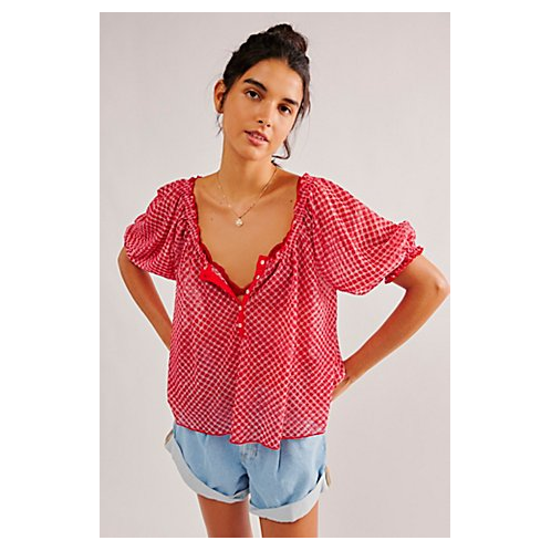 FreePeople Astra Peasant Top