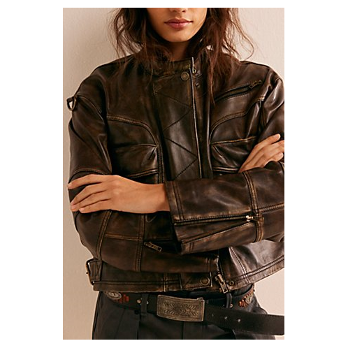 FreePeople We The Free Adrienne Leather Jacket