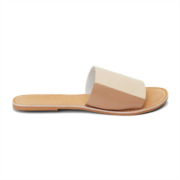 Matisse womens bonfire slide sandal in ivory/taupe