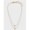 Bananarepublic Layered Metal Pendant Necklace