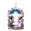 Disney Mickey and Minnie Mouse Figural Wedding Ornament