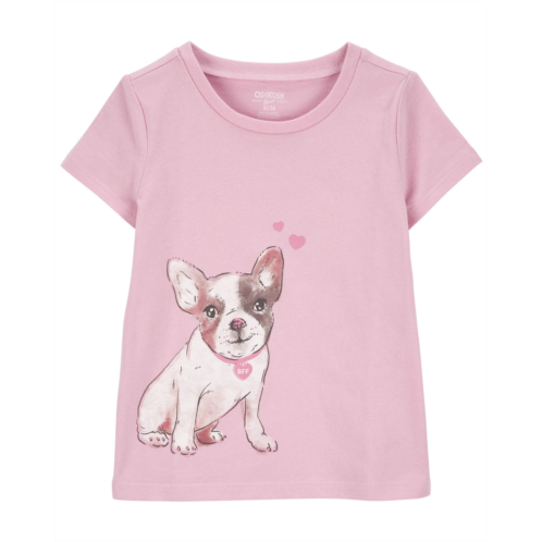 Carters Pink Toddler Dog Graphic Tee