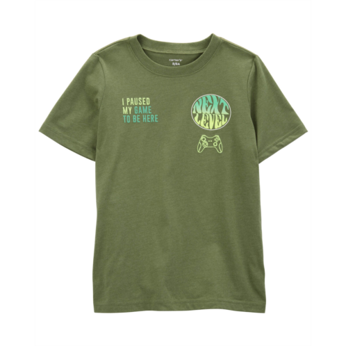 Carters Green Kid Next Level Gamer Graphic Tee