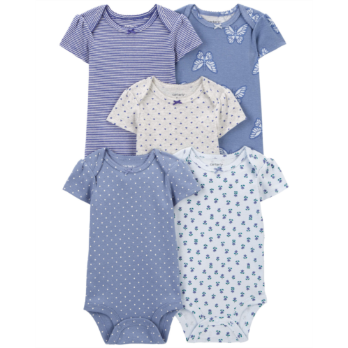 Oshkoshbgosh Multi Baby 5-Pack Butterfly Short-Sleeve Bodysuits | oshkosh.com