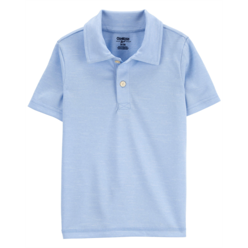 Carters Blue Toddler Polo Shirt in Moisture Wicking Active Jersey