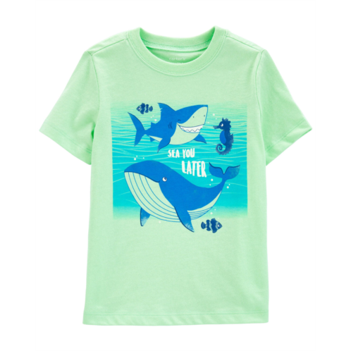 Carters Green Toddler Sea Animals Graphic Tee
