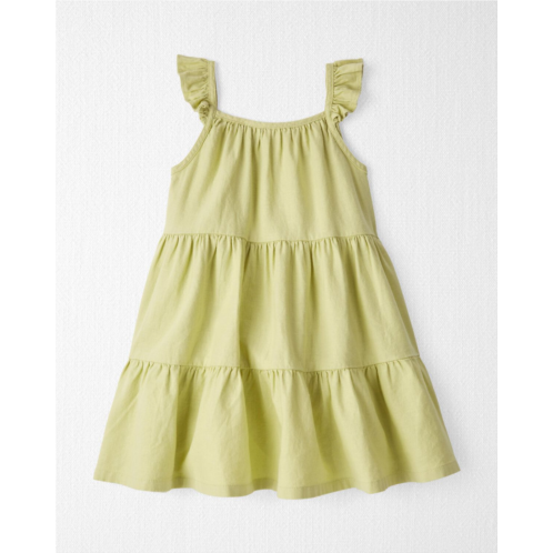 Carters Citron Toddler Tiered Sundress Made with LENZING ECOVERO and Linen