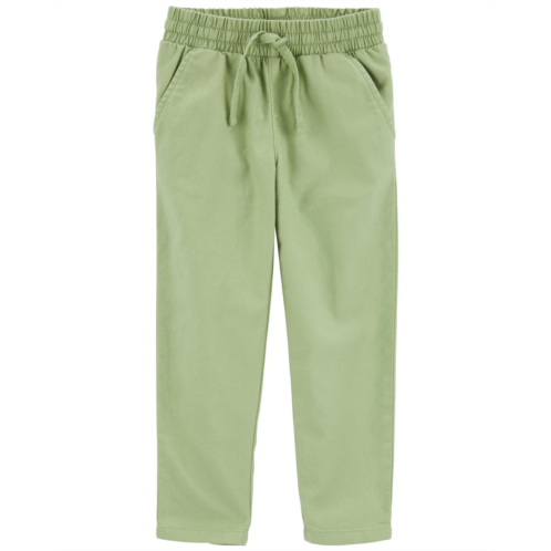 Carters Green Toddler Pull-On Pants Made With LENZING ECOVERO