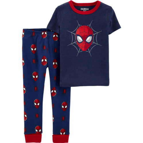 Oshkoshbgosh Heather Toddler 2-Piece Spider-Man 100% Snug Fit Cotton Pajamas | oshkosh.com