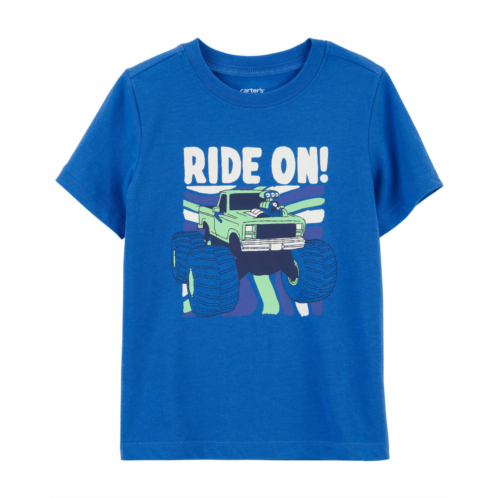 Carters Blue Toddler Ride On Graphic Tee
